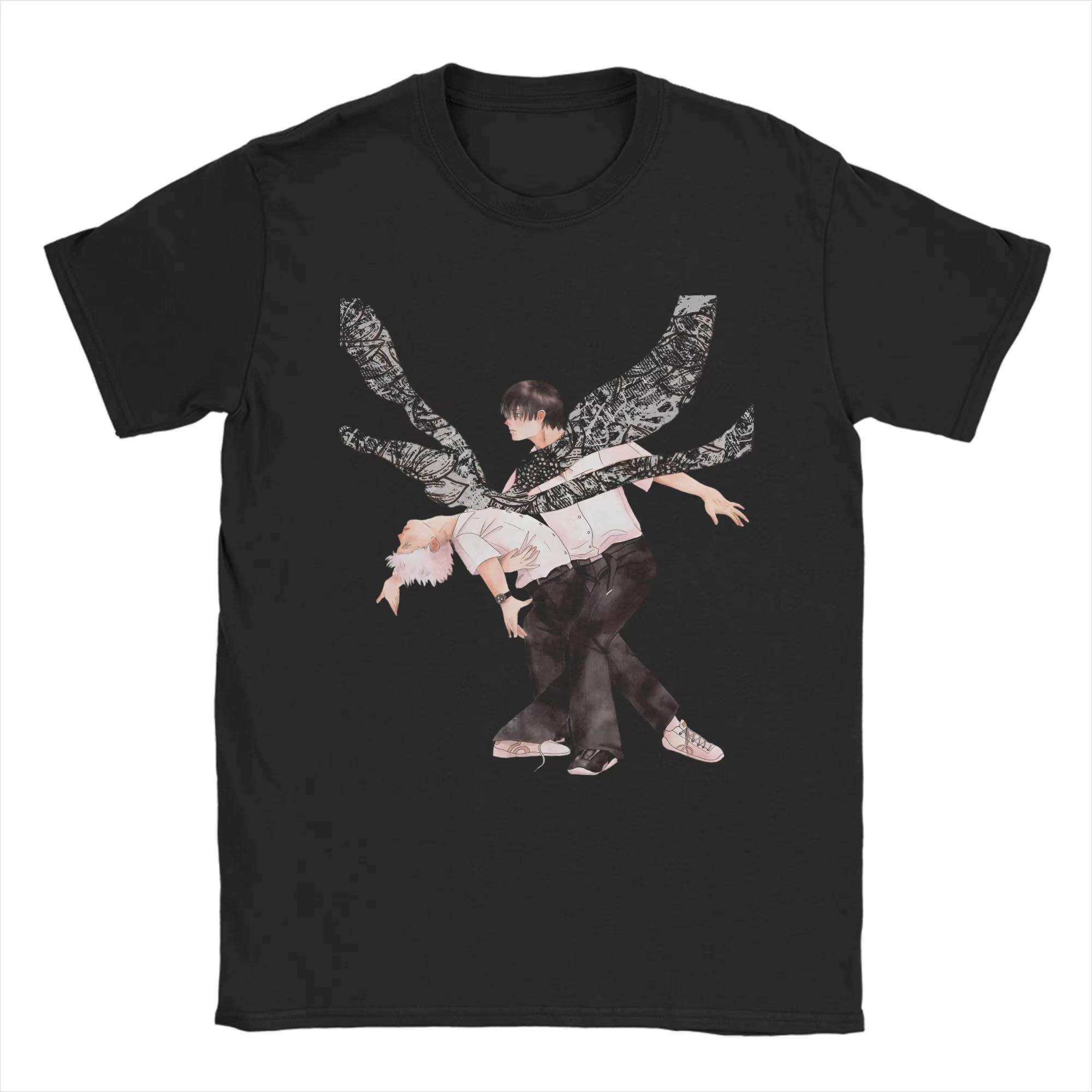 

2025 The Summer Hikaru Died Chibi T Shirt Summer Vintage T-Shirts 100 Cotton Harajuku Tshirt for Man Short Sleeve Print Top Tees S