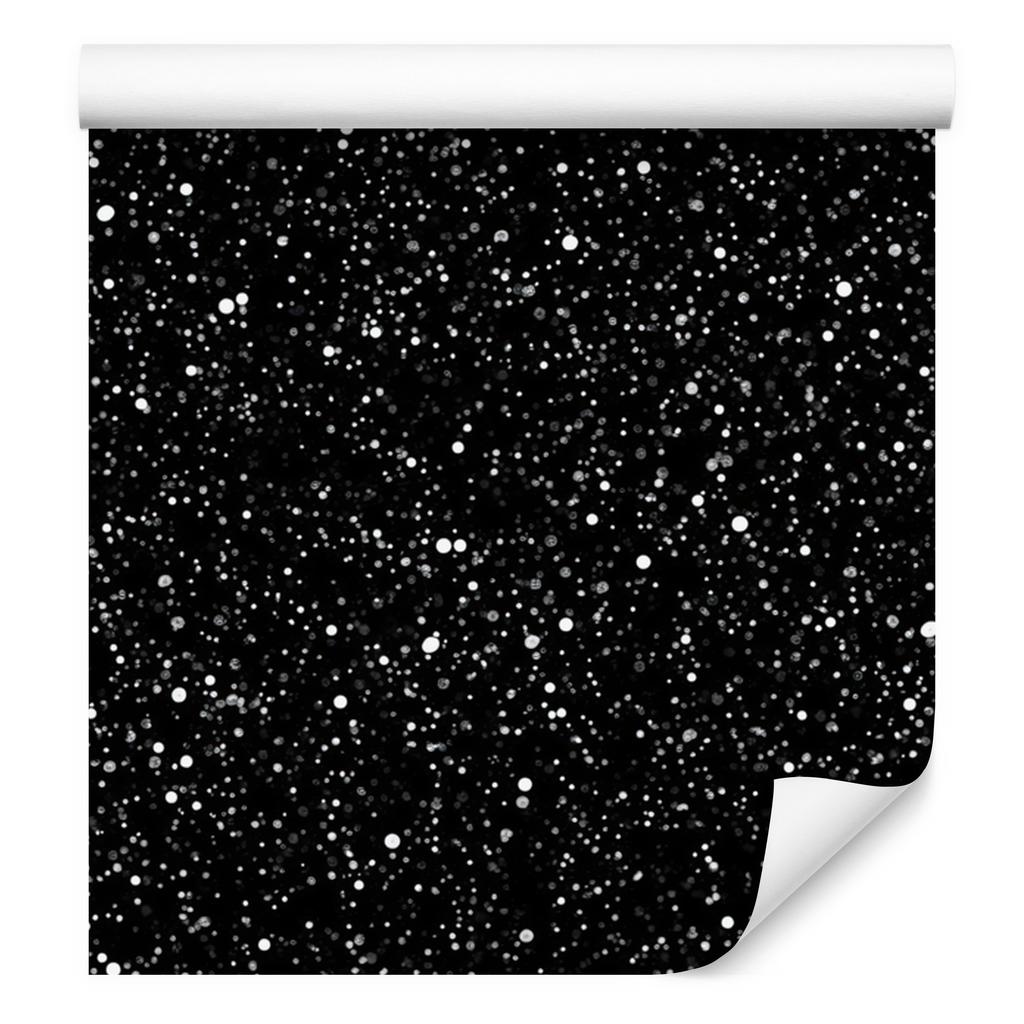 Black glitter wallpaper, black background, black center, 50x1000