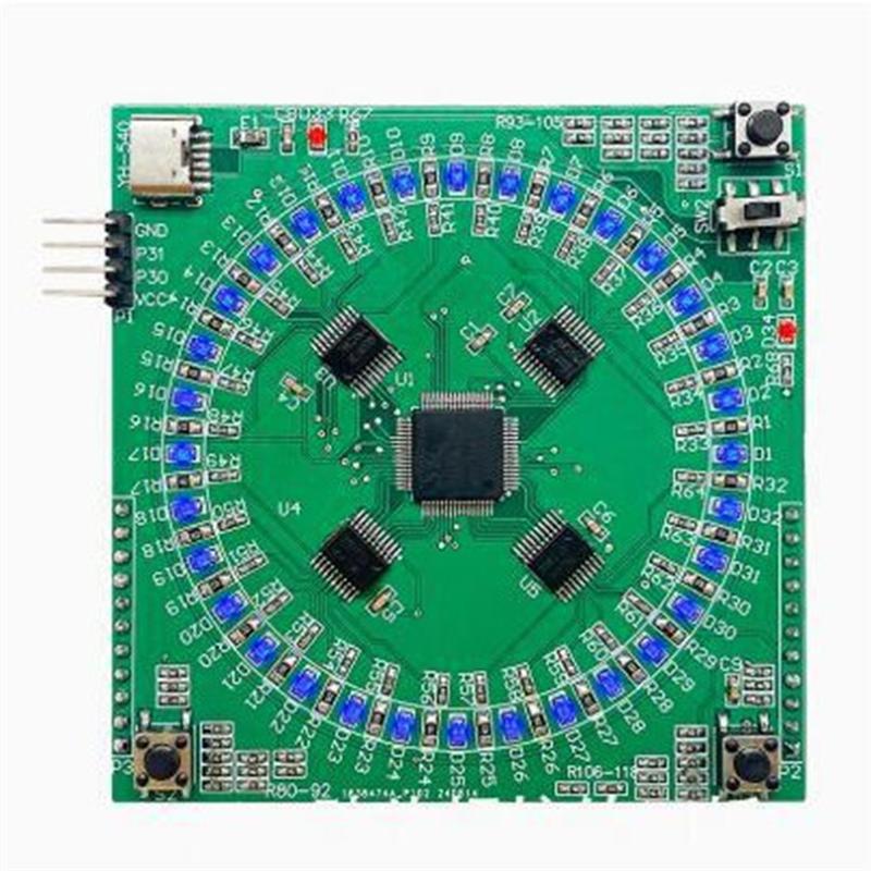 A84E-LQFP64 SMD Lötübungsplatine Kit Löt-Einführungstraining Zur Verbesserung des STC8 Typc-Ports