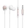 HR-EP002 White Circle Boxed Stereo Headphones 3.5mm Jack Smartphone