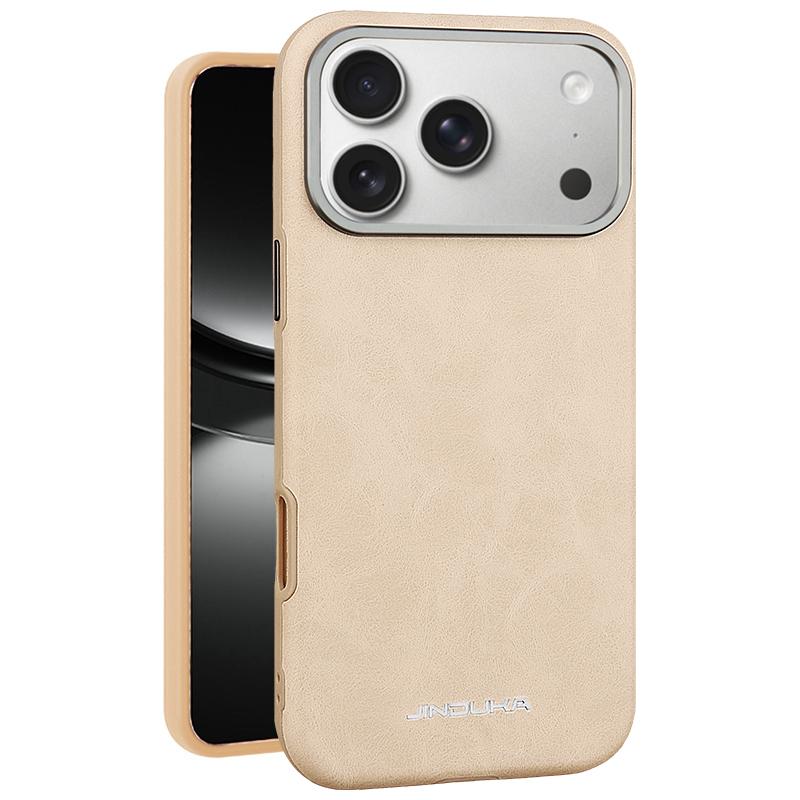 Luxuriöses Business-Style Veganleder-Case für iPhone 17 Pro Max Air 16 15 14 Plus 13 Magnetische Hülle Rundumschutz