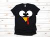 Turkey Face T-Shirt, Cute Turkey Tee, Tank Top, T-shirt, T-shirt,T-shirt, Kids Tee Kids T-shirt
