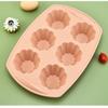 6 Hole Flower Shape Silicone Cupcake Mold Bread Moulds Cake Molds DIY Bakery Supplies Food Grade Baking Tools