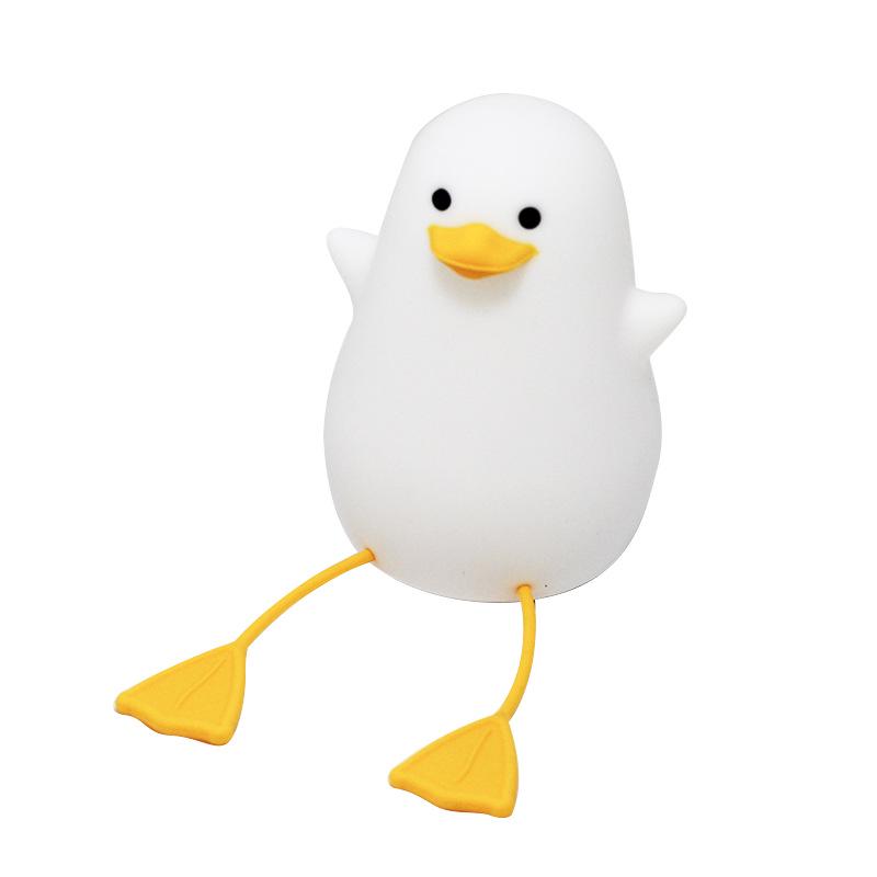 Long-legged Duck Silicone Night Light - Kids' Gift for Birthdays or New Year