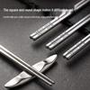 Shuangqiang Antibacterial Stainless Steel Chopsticks