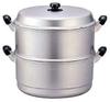 Hokuriku Aluminum Steamer, Anodized Aluminum, 33cm, Single Layer, ASTO901