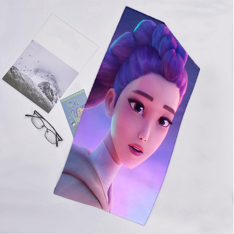 Kpop Hunter Fashion Beach Towel: Ideal for Summer Adventures Soft, absorbent and quick drying suitable for swimming and bathing