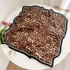Old Money Wind Cashew Flower Cotton Brown Small Square Scarf Silk Scarf Scarf Shirt Shawl Hair Band Belt Scarf