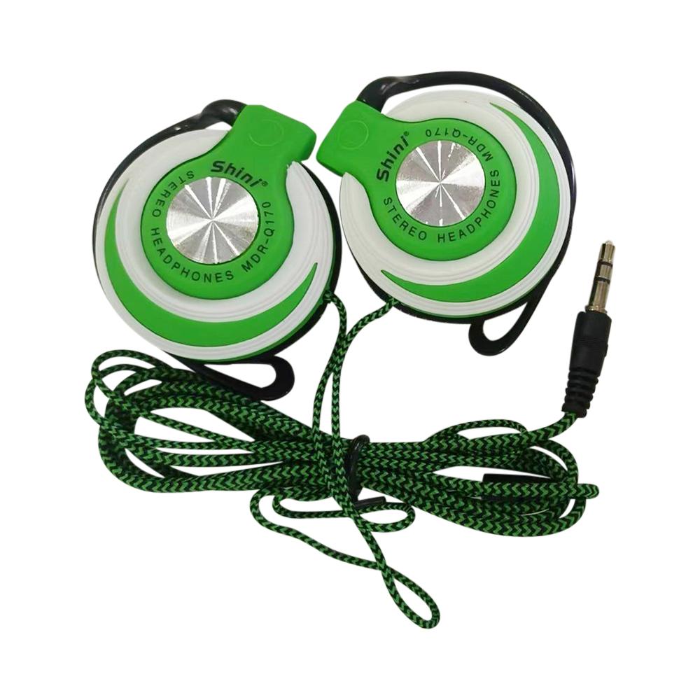 3.5mm Wired Headphones HIFI Heavy Bass Headset Over-ear Adjustable Ear Hook Earphones Music Earphone for Phone Laptop Mp3 MP4