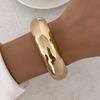 IngeSight.Z 3 Styles Boho Exaggerated Resin Acrylic Thick Wide Bracelets for Women Punk Geometry Round Bangles Steampunk Jewelry