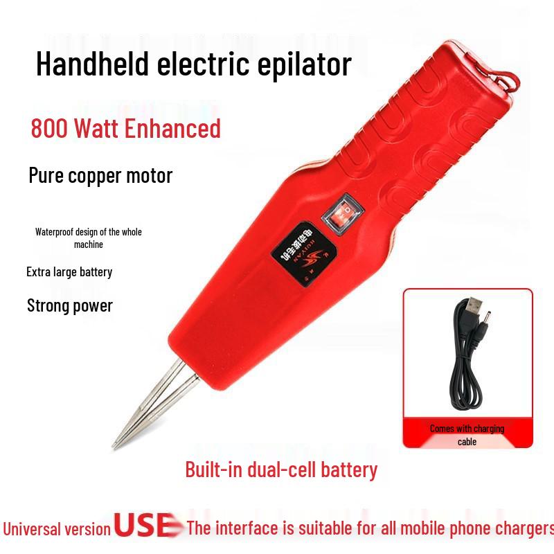 ""Elektrische Geflügelrupfmaschine""": Lithiumbatterie, Automatisch für Huhn, Ente und Gans - Europäischer Standard"