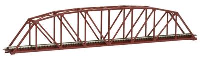 TOMYTEC TOMIX Spur N eingleisige gebogene Fachwerkbrücke aus Eisen S420 F rot 3278 Eisenbahnmodellzubehör