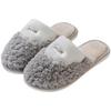 Cotton slippers autumn and winter indoor home warmth thickened plush home couple non-slip cotton drag winter