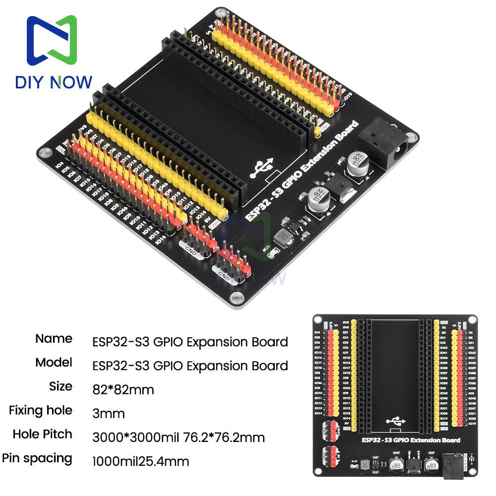 ESP-32 ESP32-S3 GPIO Iot Expansion Board Compatible With ESP32-S3 Or Development Board With The Same Pins Dc5.5 * 2.1 Interface