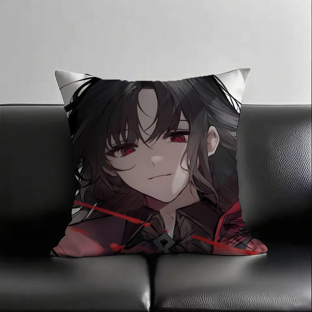 1pc Anime A-Arknights Pillow Case Fashion Square Pillowcase Bedroom Sofa Room Ins Decoration Leisure