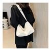 Soft Leather Large Capacity Artistic Shoulder Bag Korean Commuter Underarm Bag Fashion Relaxed Tote Bag Women