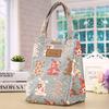 Ins Portable Thermal Insulation Bag-border Printing Lunch Bag Ice Bag Thermal Insulation Bag Thickened Lunch Lunch Bag Commuting