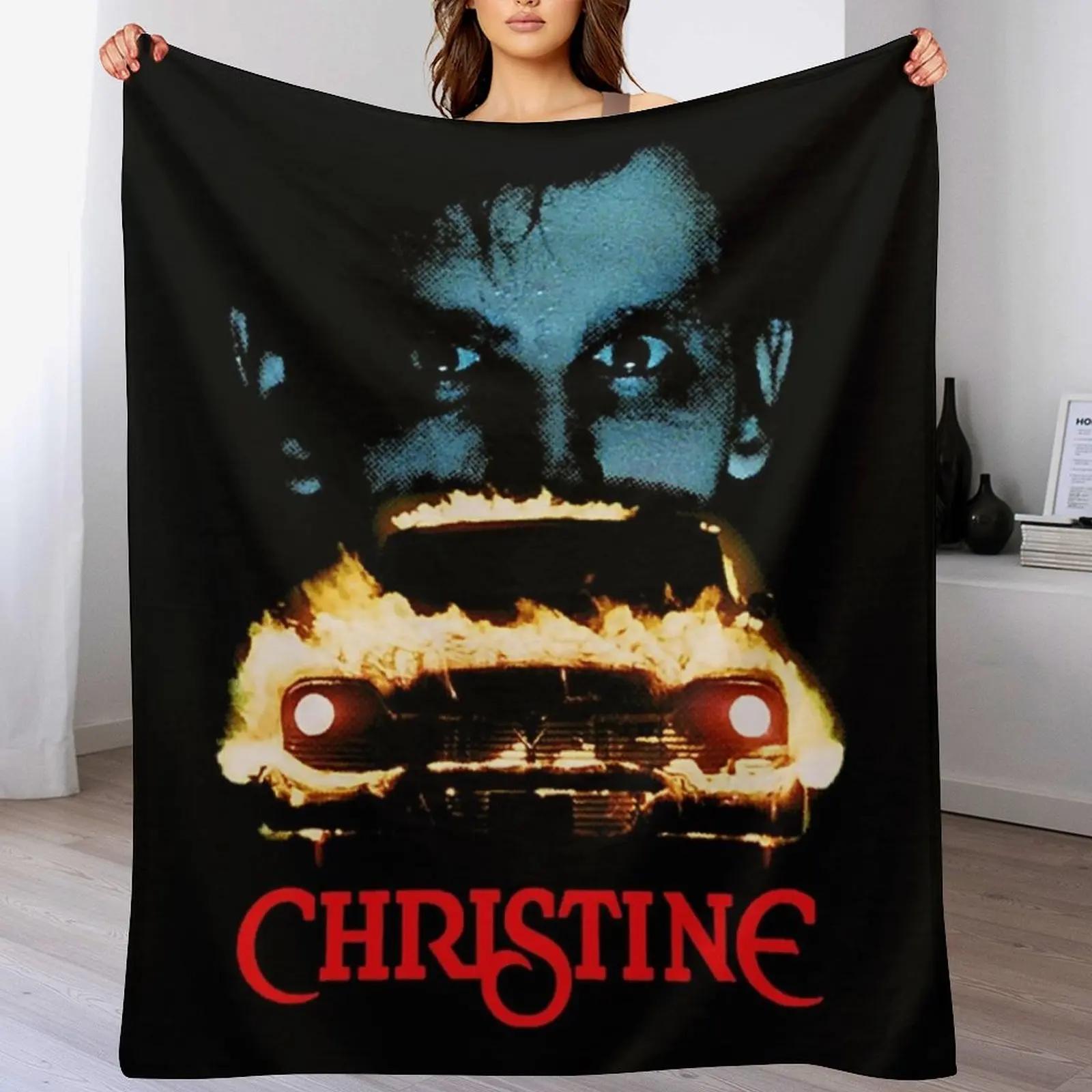 Christine and Arnie Tshirt Funny Gifts Throw Blanket Cozy Microfiber Throw Blanket for Home Bedroom 102x76cm(40x30in)