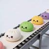 Colorful Dumpling Squishes Kawaii Bedroom Desktop Decoration Dumpling Vinyl Doll Night Light Luminous Toy Surprise Girl Gifts