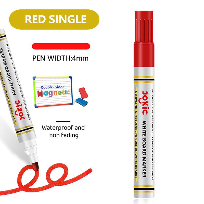 

4 цвета стираемый маркер для белой доски офисные маркеры сухого стирания белая ручка для доски офисные и школьные принадлежности красный