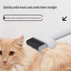 Pet Knot Detangling & Deshedding Comb for Dogs & Cats - Stainless Steel Thinning & Hair Removal Brush
