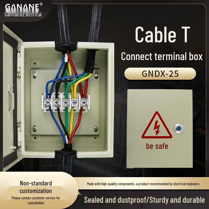 JXT1 Cable T-Connection Box, Copper Busbar – Model 50/35