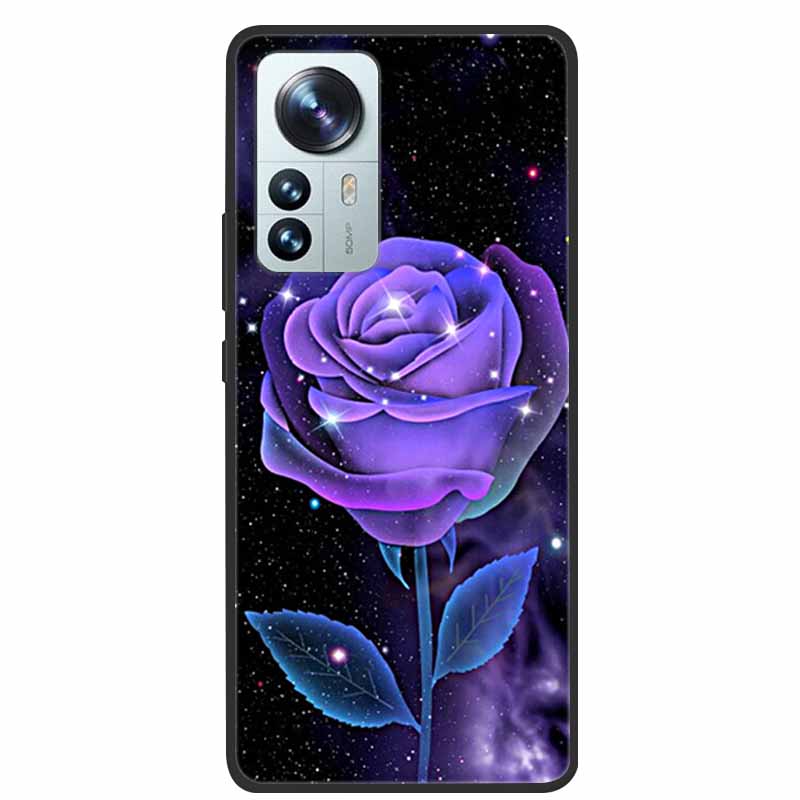 For Xiaomi 12T Pro Phone Case Cover Lion Wolf Black Soft Silicone Case For Xiaomi 12T Pro Back Cover Case 12 T 12TPro Funda Capa
