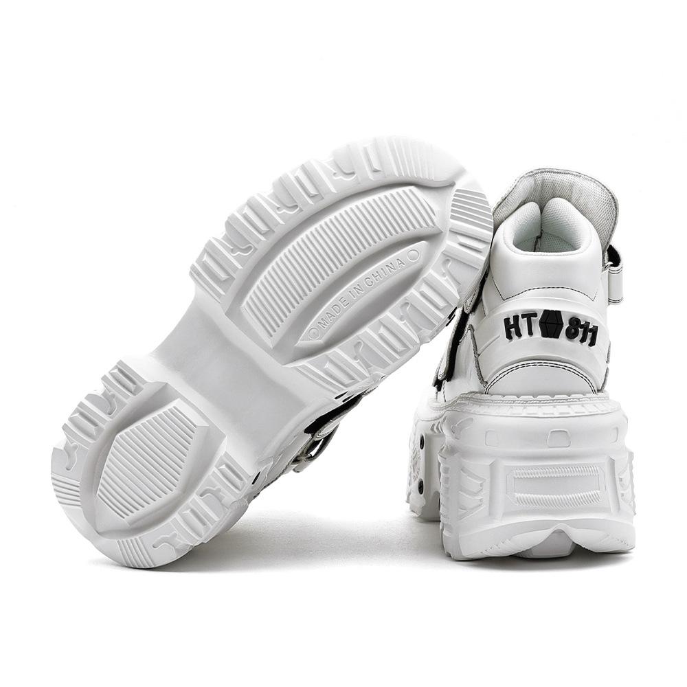 Summer trend super thick-soled muffin tank sole men's and women's high-top shoes