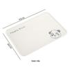 Cream Style Little Bear Rectangular Tea Tray for Cups, Snacks, and Fruits