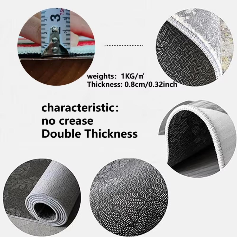 Upgraded Material Carpet Living Room Cream Home Decor Sofa Light Luxury Premium Sense of Thickening Bedroom Mats Rug