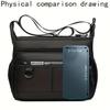 Nylon Herren Brusttasche mit großer Kapazität und mehreren Schichten - Sportliche Umhängetasche mit mehreren Fächern und Seitentasche, für Reisen und Outdoor-Aktivitäten