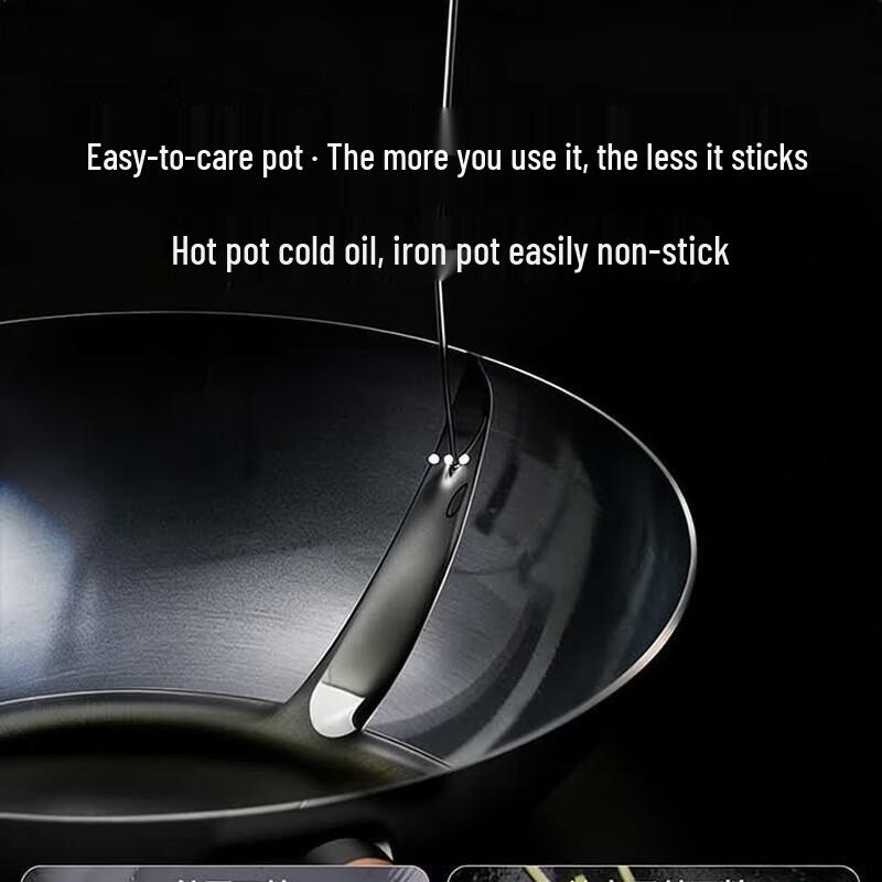ASD Non-Stick Rust-Resistant Iron Wok