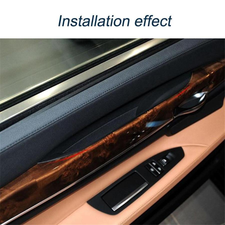 Car Front Right Interior Inner Door Panel Handle Pull Trim Cover For BMW 7 Serie