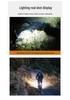 Ultra Bright Multifunctional Flashlight & Power Bank with Side Warning Light, Digital Display, and Bicycle Light