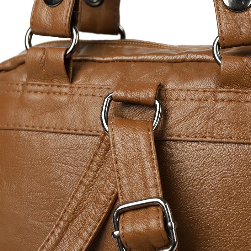 Damenhandtasche Multifunktionaler Nieten-Rucksack