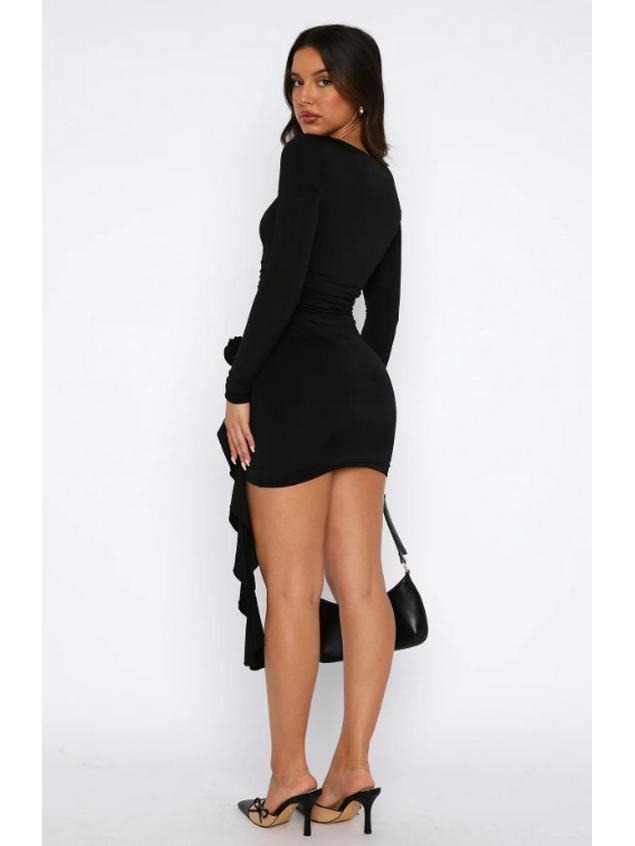 2023 Summer European & American Sweet Cool Girl Hip-Wrapped Slim Dress