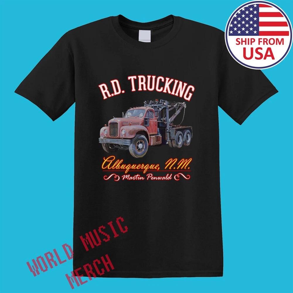 R.D. Trucking Company Men s Black Size S-5XL S