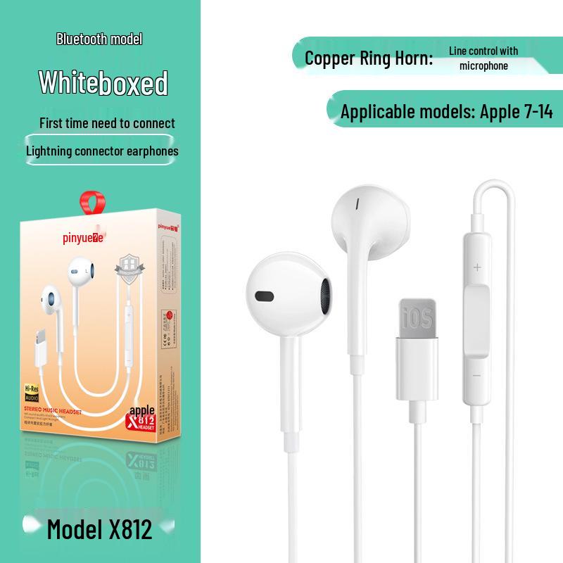 Apple Kabelgebundene Kopfhörerkabel für iPhone 14/15/16/17 mit In-Ear Gaming-Steuerung