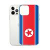 Coque Téléphone – Drapeau de la Corée du Nord – Compatible iPhone 12 – Étui Souple – Résistant et Antichoc - Silicone - Pixelforma