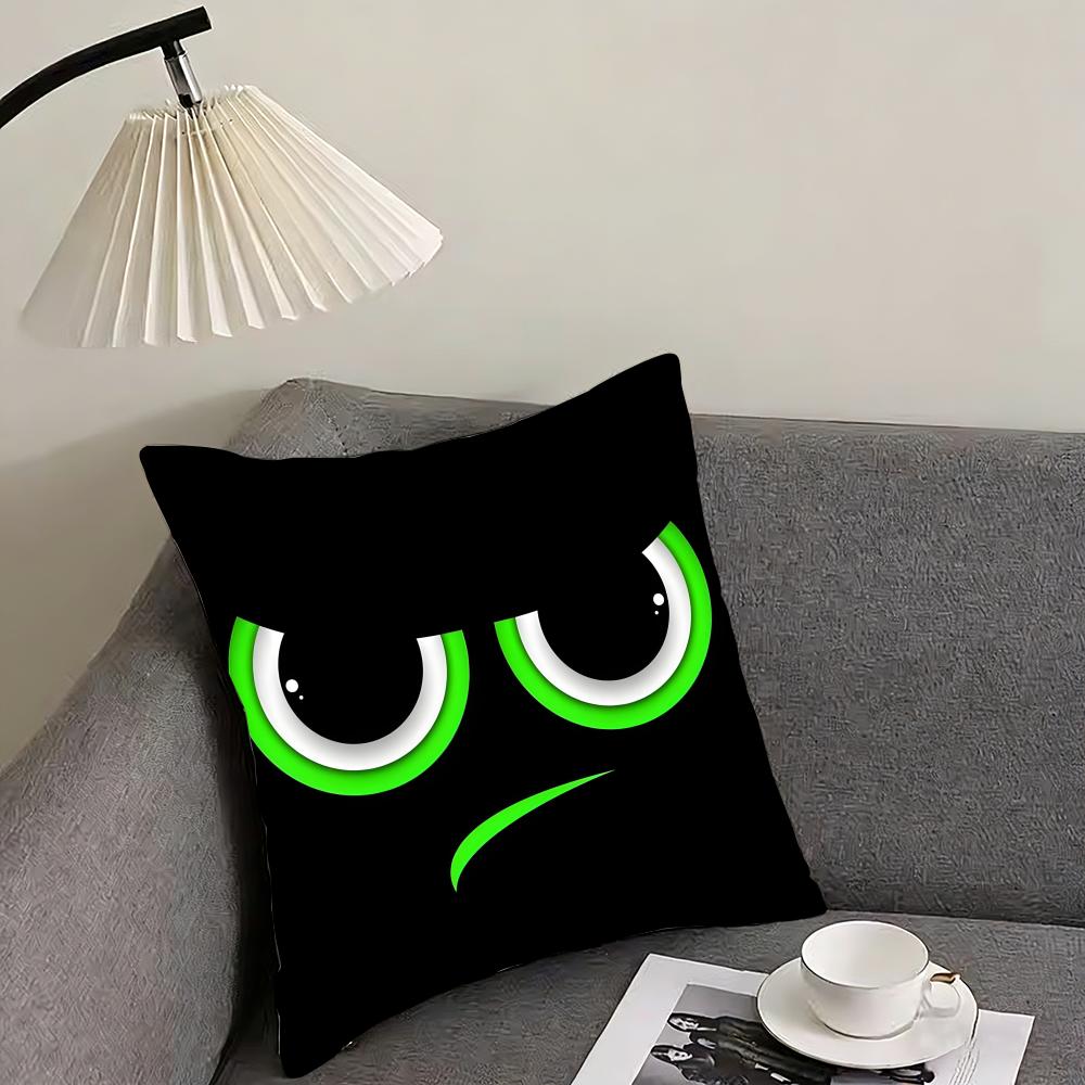 Funny Emoji Cute Cushion Cover Pillowcase Ultra Soft Skin Friendly Fabric Cloud Like Comfort & Concealed Zipper
