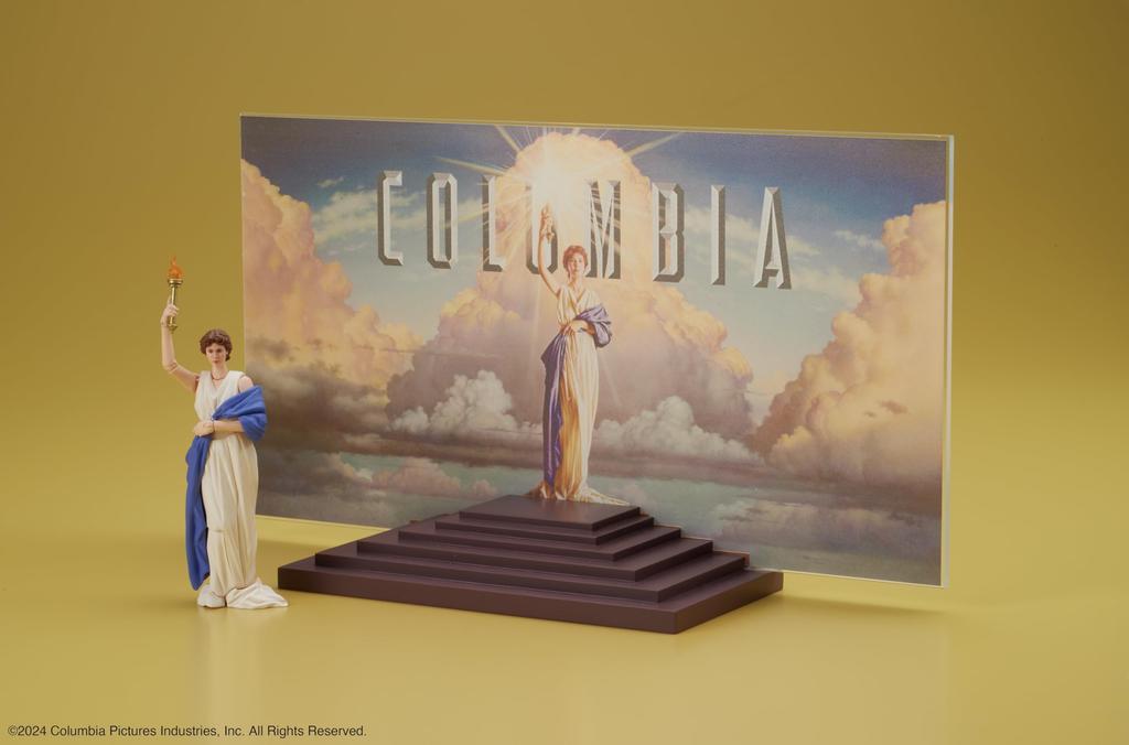 DIGACTION TORCH LADY OF COLUMBIA, approx. 80mm tall, non-scale, PVC, pre-painted, movable figure
