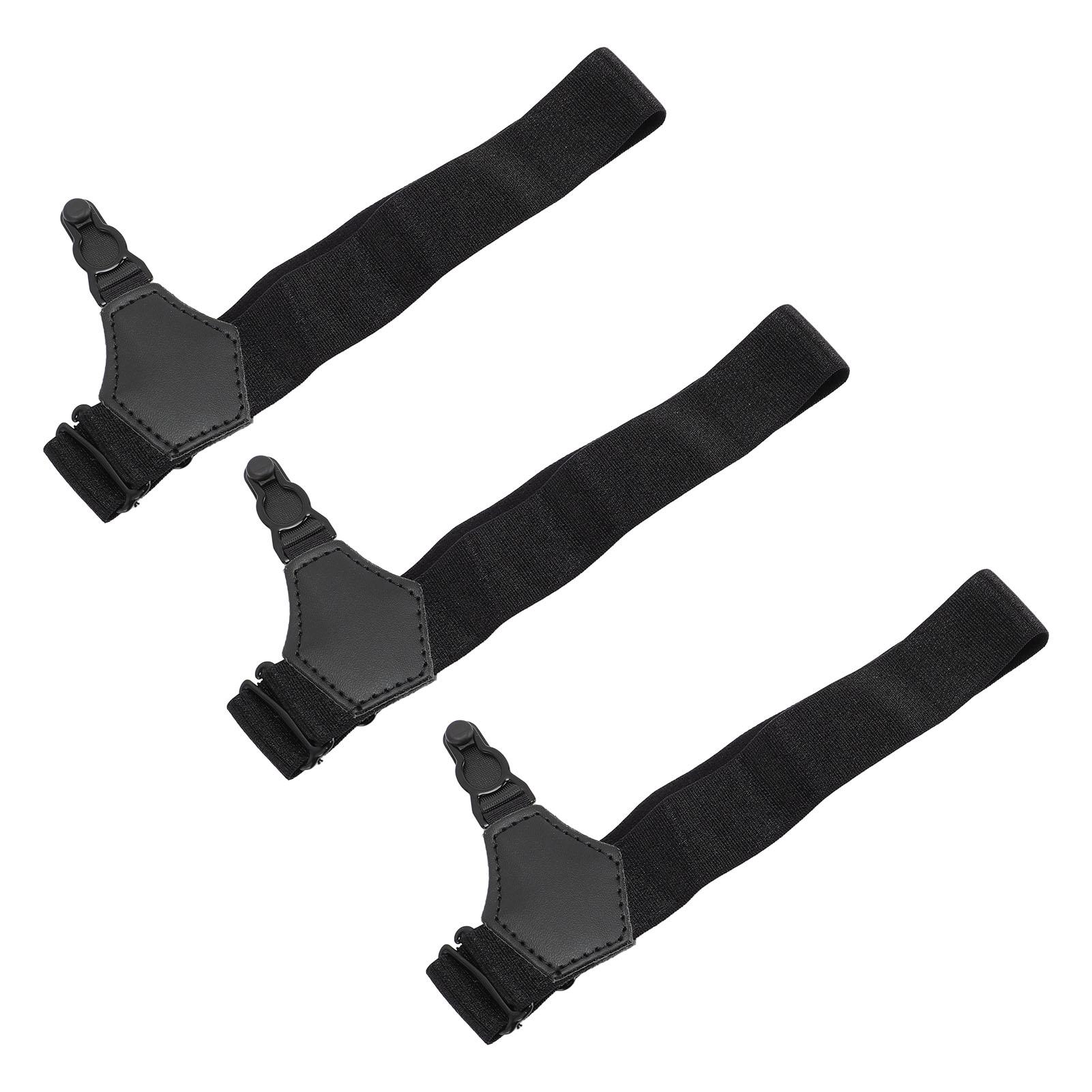 

3 шт. подвязки для носков, регулируемые, из нержавеющей стали, одинарный зажим, нескользящие, многоцелевые подвязки для носков