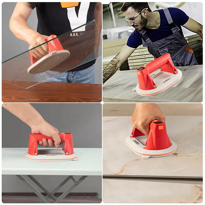 7inch Electric Vacuum Suction Cup 160KG Load Vacuum Digital Display Electric Lifter for Glass Granite Tile Lifting Magnets