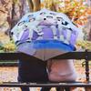 Harmony Diversity: Through Style Folding Umbrella Portable 8 Paraphenoid Bones Outdoor Three Folds Travel