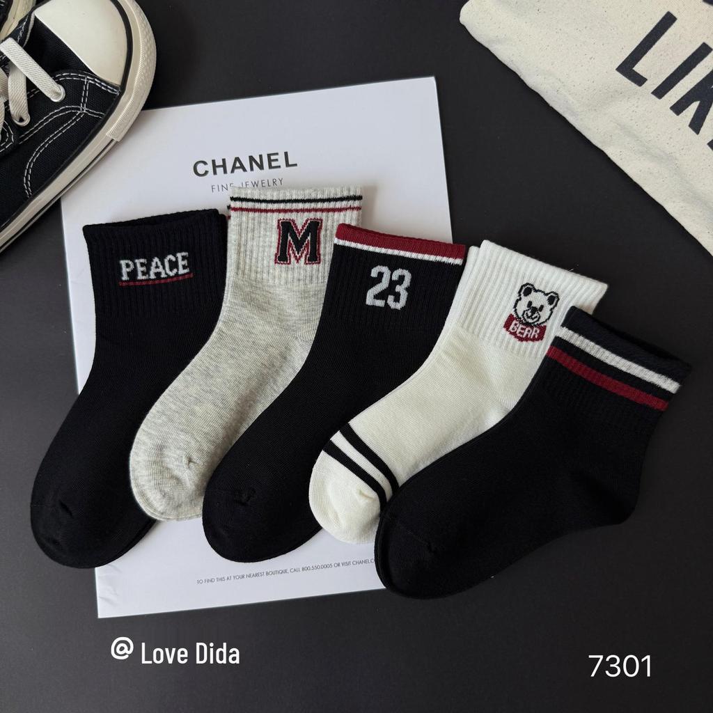 Love Dida Cotton Socks: Autumn/Winter Cute Socks for Kids and Students