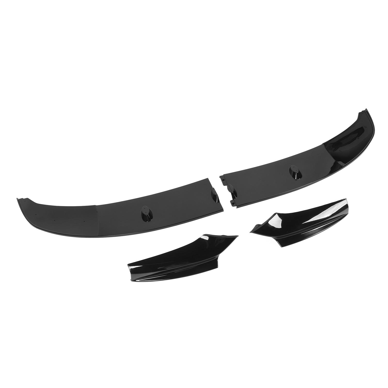 

4 шт. Накладка на передний бампер Высокая твердость Накладка на передний бампер Обвес для 5 серии F10 F11 M Sport 2011 по 2017 Глянцевый черный