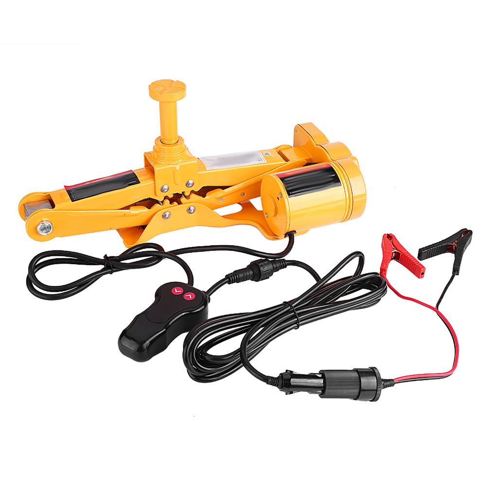 3Ton 12V DC Automotive Electric Jack Lifting Car SUV Emergency Equipment W Impact Wrench