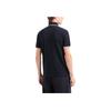 Emporio Armani SS24 Striped Logo Jacquard Straight Casual Short Sleeve Polo Shirt Men Polo Shirts Black 6D1F65-1JTKZ-00B9