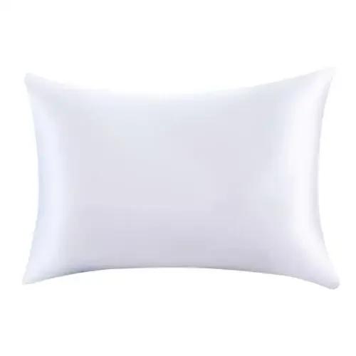 1pc Pillowcase Simulation Silk Silk Satin Zipper Pillowcase Hairdressing Pillowcase Comfortable Home Decoration Cushion