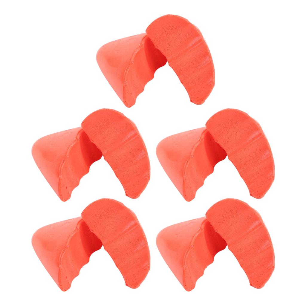 5 Pairs Pointed Shoe Filler Insert PU Foam Thick Soft Toe Cushion Fillers Half Size Shoe Filler For High Heels